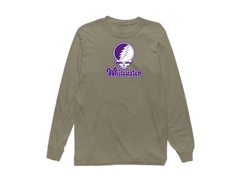 Whitewater Stealie Premium Unisex Long-Sleeve — Design: Wisconsin-Whitewater University of — Sandstone