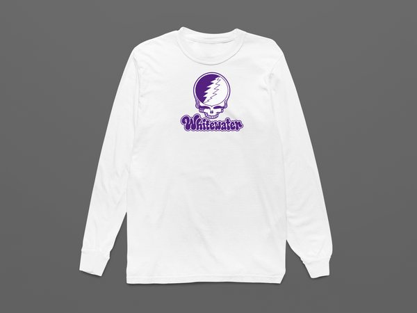 Whitewater Stealie Premium Unisex Long-Sleeve — Design: Wisconsin-Whitewater University of — White