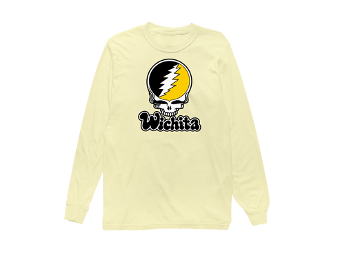 Wichita Stealie Premium Unisex Long-Sleeve — Design: Wichita State University — Butter