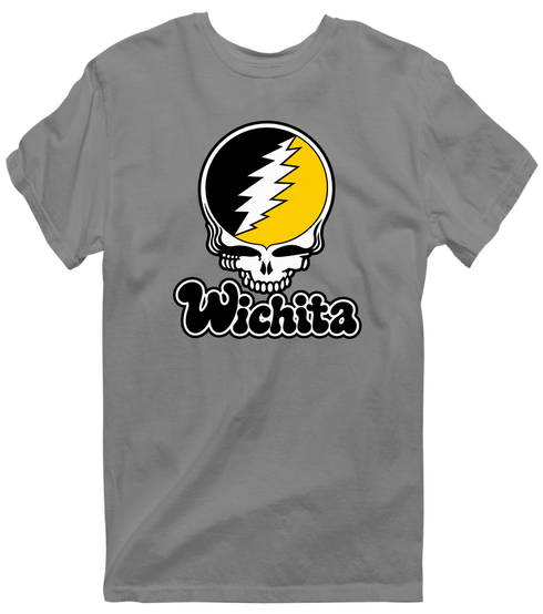 Wichita Stealie Premium Unisex T-Shirt — Design: Wichita State University — Dark Heather