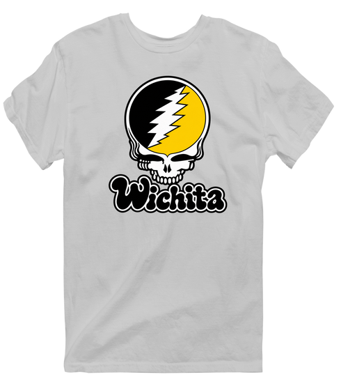 Wichita Stealie Premium Unisex T-Shirt — Design: Wichita State University — Sport Grey