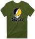 Wichita Stealie Premium Unisex T-Shirt — Design: Wichita State University — Military Green