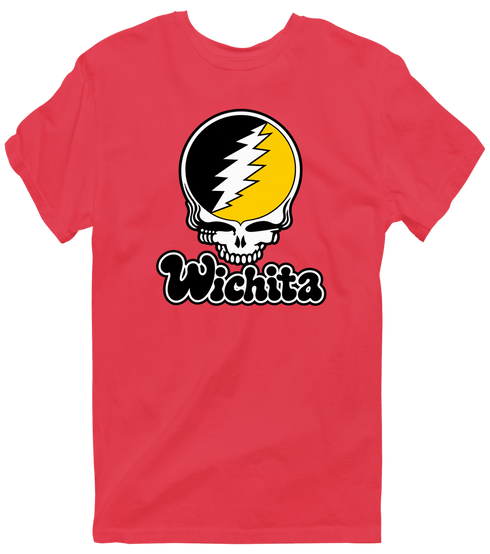 Wichita Stealie Premium Unisex T-Shirt — Design: Wichita State University — Heather Red