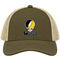 Wichita Stealie Premium Unisex Trucker Cap — Design: Wichita State University — Moss/Khaki