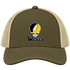 Wichita Stealie Premium Unisex Trucker Cap — Design: Wichita State University — Moss/Khaki