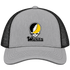 Wichita Stealie Premium Unisex Trucker Cap — Design: Wichita State University — Heather Grey/Black