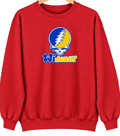 Widener Stealie Premium Unisex Crewneck — Design: Widener University — Red
