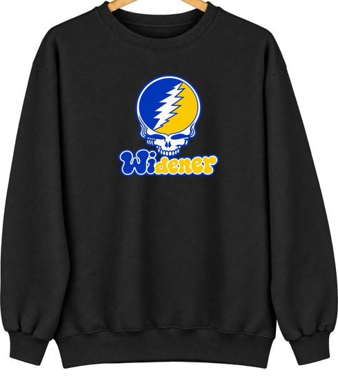 Widener Stealie Premium Unisex Crewneck — Design: Widener University — Black