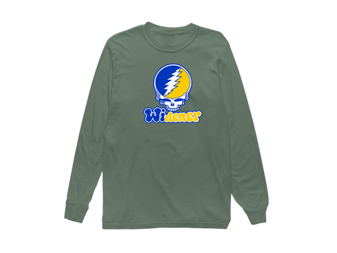 Widener Stealie Premium Unisex Long-Sleeve — Design: Widener University — Light Green