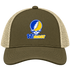 Widener Stealie Premium Unisex Trucker Cap — Design: Widener University — Moss/Khaki