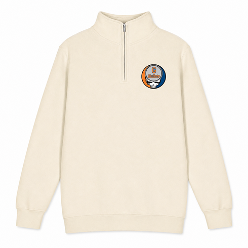 Gettysburg - Premium Grateful Dead Quarter-Zip Pullover - Sand - 1