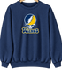 Wilkes Stealie Premium Unisex Crewneck — Design: Wilkes — Navy