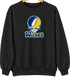 Wilkes Stealie Premium Unisex Crewneck — Design: Wilkes — Black