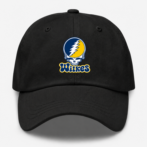Wilkes Stealie Premium Unisex Dad Hat — Design: Wilkes — Black