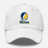 Wilkes Stealie Premium Unisex Dad Hat — Design: Wilkes — White