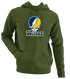 Wilkes Stealie Premium Unisex Hoodie — Design: Wilkes — Military Green