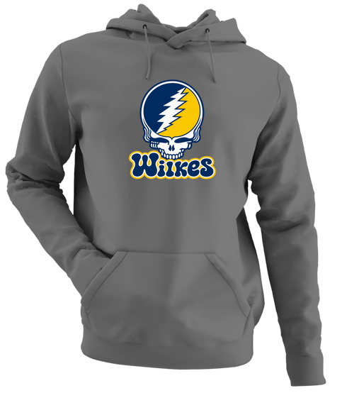 Wilkes Stealie Premium Unisex Hoodie — Design: Wilkes — Charcoal
