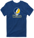 Wilkes Stealie Premium Unisex T-Shirt — Design: Wilkes — Navy