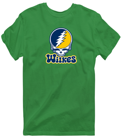Wilkes Stealie Premium Unisex T-Shirt — Design: Wilkes — Irish Green
