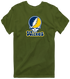 Wilkes Stealie Premium Unisex T-Shirt — Design: Wilkes — Military Green