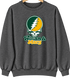 William & Mary Stealie Premium Unisex Crewneck — Design: William & Mary — Dark Heather