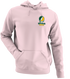 William & Mary Stealie Premium Unisex Hoodie — Design: William & Mary — Light Pink
