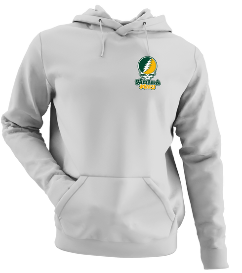 William & Mary Stealie Premium Unisex Hoodie — Design: William & Mary — Sport Grey