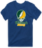 William & Mary Stealie Premium Unisex T-Shirt — Design: William & Mary — Navy