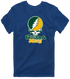 William & Mary Stealie Premium Unisex T-Shirt — Design: William & Mary — Navy