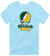 William & Mary Stealie Premium Unisex T-Shirt — Design: William & Mary — Light Blue