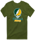 William & Mary Stealie Premium Unisex T-Shirt — Design: William & Mary — Military Green