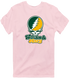 William & Mary Stealie Premium Unisex T-Shirt — Design: William & Mary — Light Pink