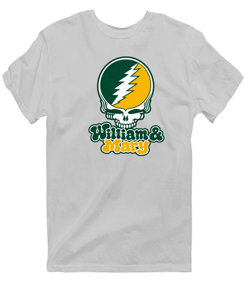 William & Mary Stealie Premium Unisex T-Shirt — Design: William & Mary — Sport Grey