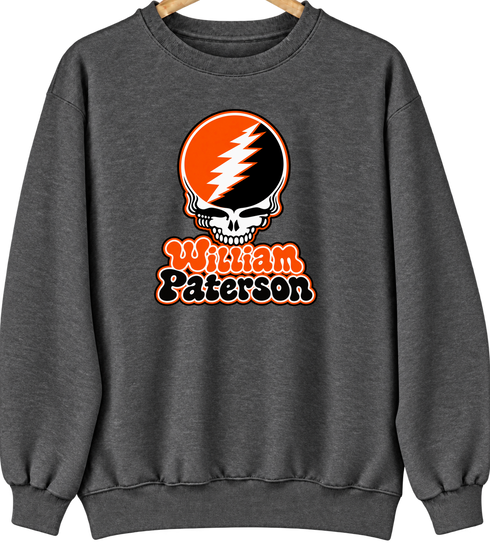 William Paterson Stealie Premium Unisex Crewneck — Design: William Paterson University — Dark Heather