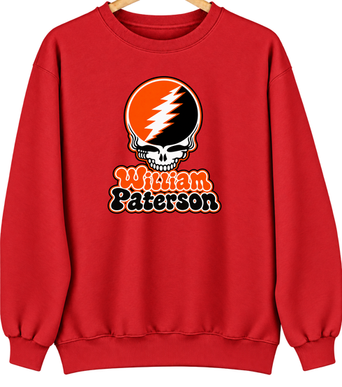 William Paterson Stealie Premium Unisex Crewneck — Design: William Paterson University — Red
