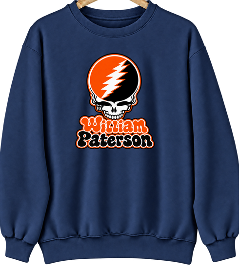 William Paterson Stealie Premium Unisex Crewneck — Design: William Paterson University — Navy