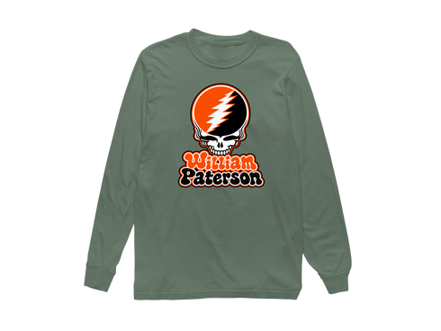 William Paterson Stealie Premium Unisex Long-Sleeve — Design: William Paterson University — Light Green