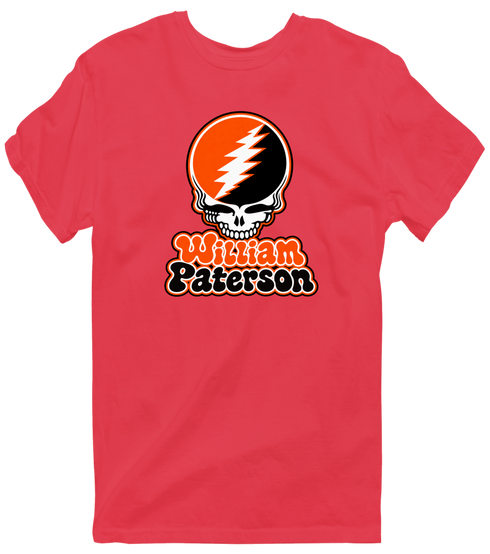 William Paterson Stealie Premium Unisex T-Shirt — Design: William Paterson University — Heather Red