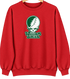 William Smith Stealie Premium Unisex Crewneck — Design: William Smith College — Red