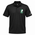William Smith Stealie Premium Unisex Polo — Design: William Smith College — Black
