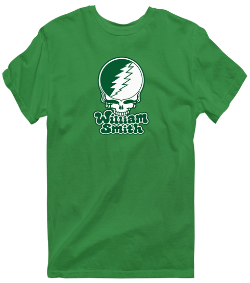 William Smith Stealie Premium Unisex T-Shirt — Design: William Smith College — Irish Green