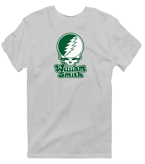 William Smith Stealie Premium Unisex T-Shirt — Design: William Smith College — Sport Grey