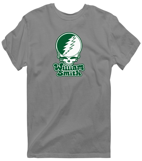William Smith Stealie Premium Unisex T-Shirt — Design: William Smith College — Dark Heather