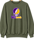 Williams Stealie Premium Unisex Crewneck — Design: Williams College — Military Green