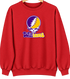 Williams Stealie Premium Unisex Crewneck — Design: Williams College — Red