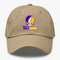 Williams Stealie Premium Unisex Dad Hat — Design: Williams College — Khaki