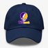 Williams Stealie Premium Unisex Dad Hat — Design: Williams College — Navy