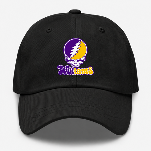 Williams Stealie Premium Unisex Dad Hat — Design: Williams College — Black