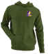Williams Stealie Premium Unisex Hoodie — Design: Williams College — Military Green
