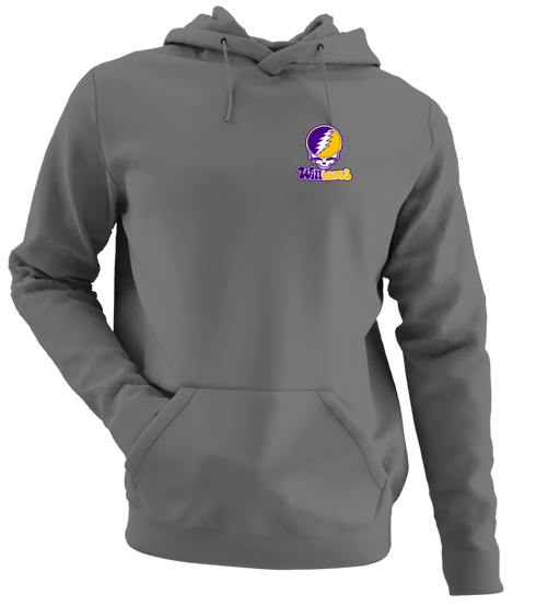 Williams Stealie Premium Unisex Hoodie — Design: Williams College — Charcoal